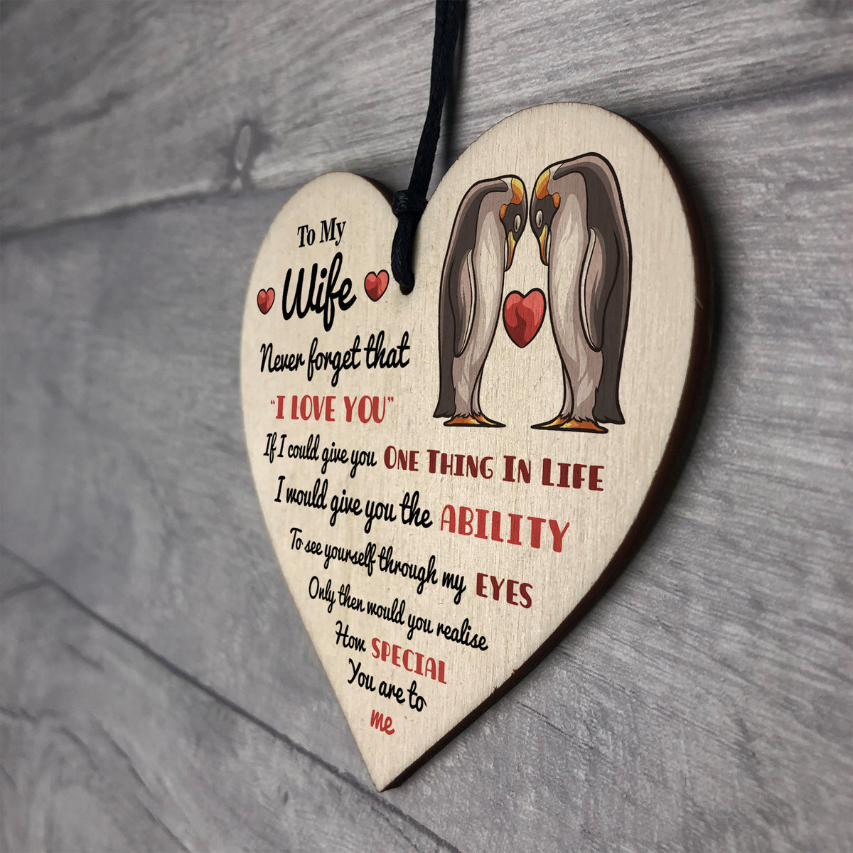 Gift For Wife Never Forget That I Love You Gift For Anniversary