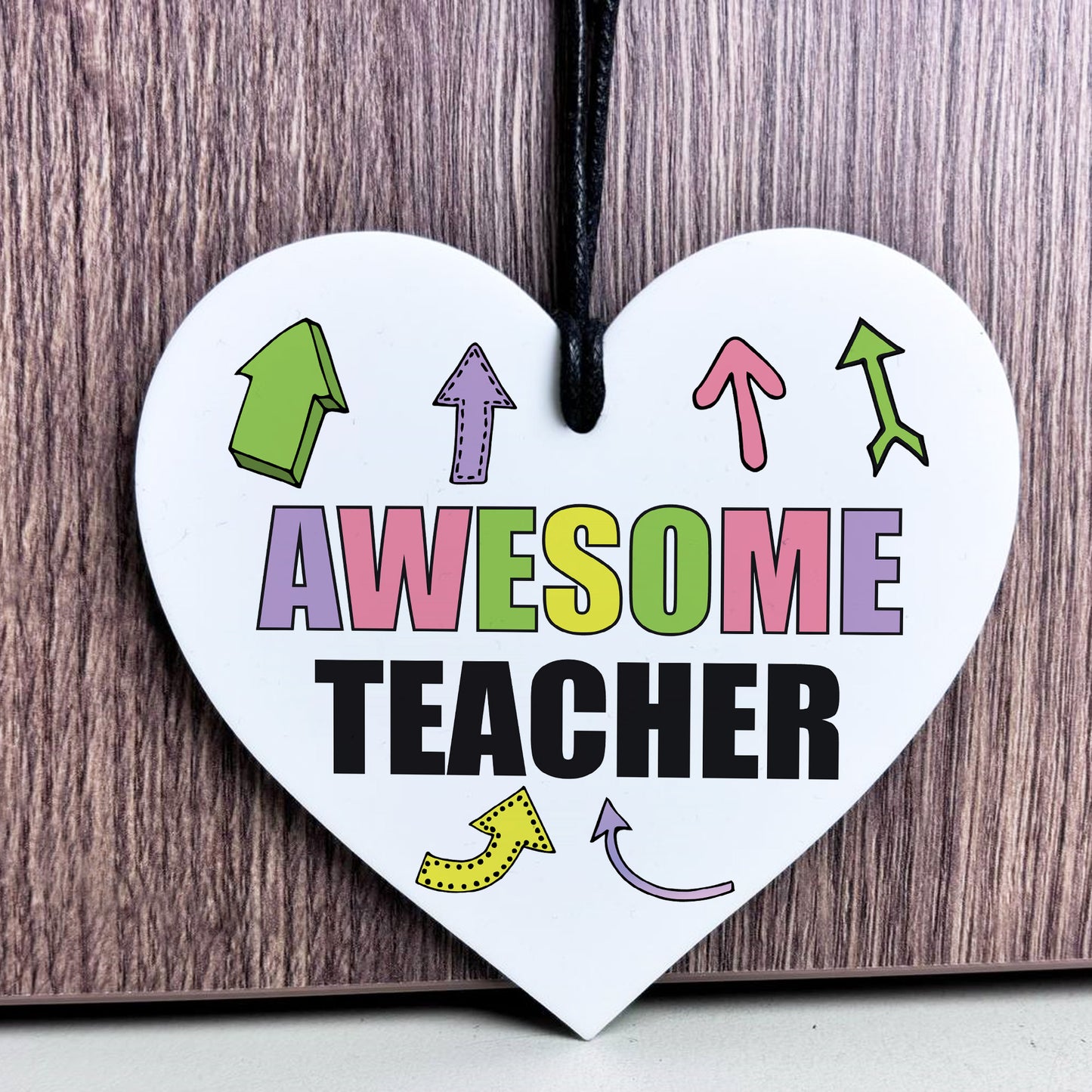 Teacher Gift Hanging Heart Thank You Gift AWESOME Teacher