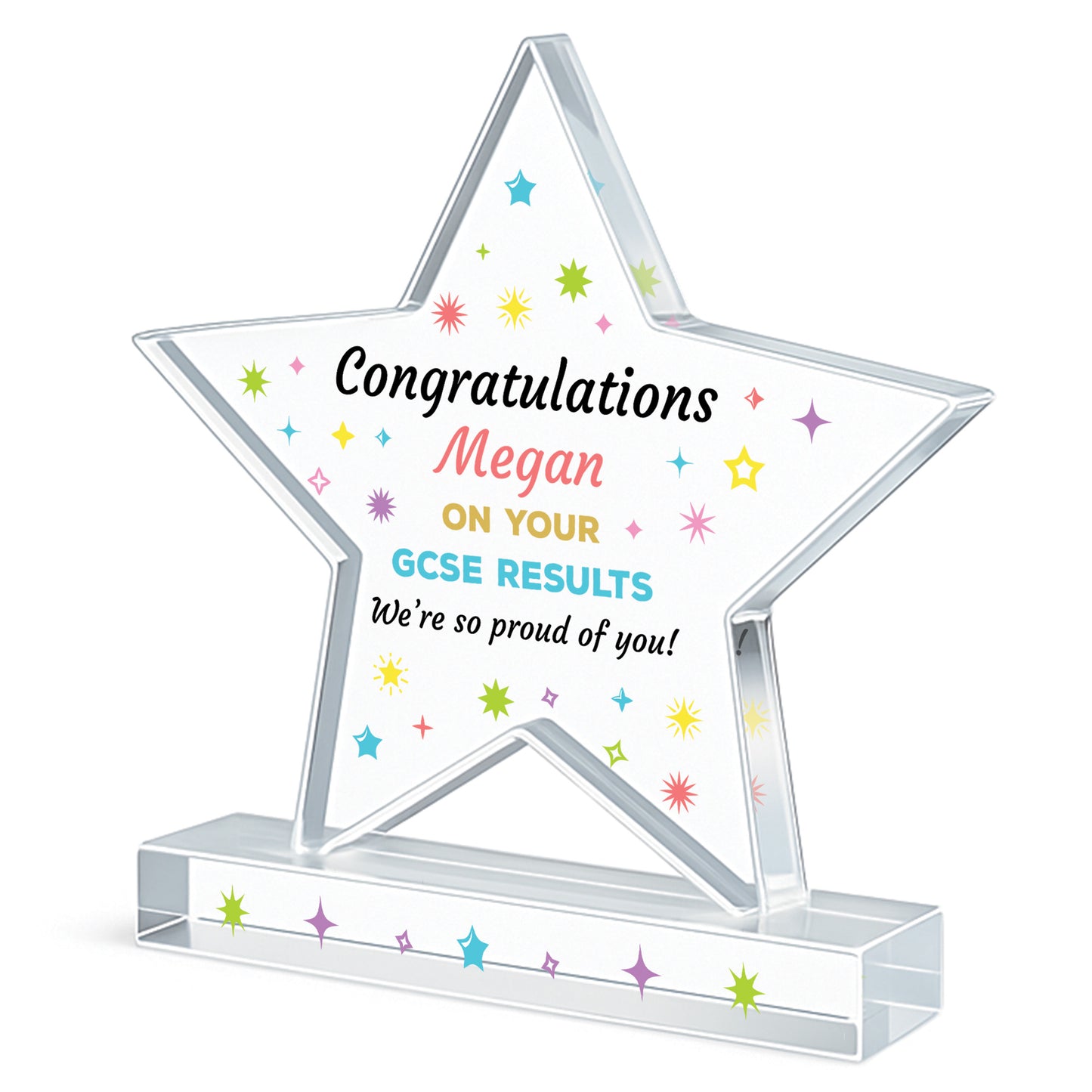 Personalised GCSEs Results Congratulations Plaque Award Passed