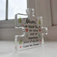Gifts For Mum Acrylic Puzzle Piece Best Mum Gifts from Daughter