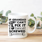 Grandad Gifts Coffee Tea Mug From Granddaughter and Grandson