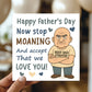 Funny Fathers Day Card For Dad Novelty Happy Father's Day Card