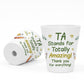 Teaching Assistant Gift Teacher Plant Pot 10cm x 9cm Thank You