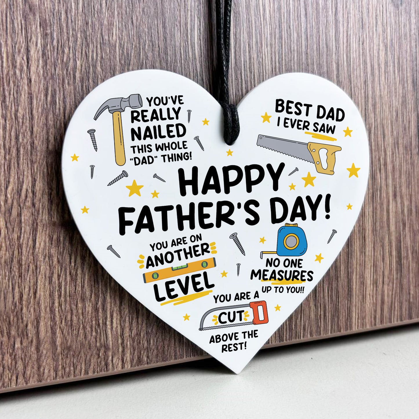 Funny Fathers Day Gift For Dad Grandad Hammer Tools DIY Birthday