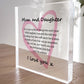 Mother & Daughter Gift Mum Gift From Daughter Gift For Daughter