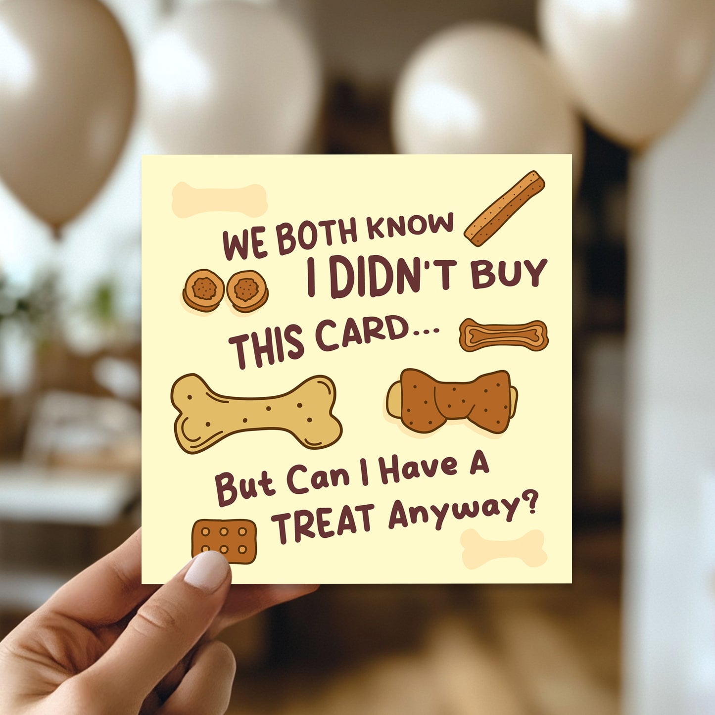 Funny Birthday Card from The Dog Joke Card for Dog Owner