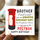 Funny Birthday Card For Brother Novelty Birthday Card For Him