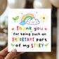Thank You Cards for Teacher Important Part Of My Story