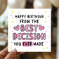 Funny Birthday Card For Husband Wife Boyfriend Girlfriend Joke