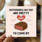 Funny Card For Boyfriend Anniversary Valentines Cards Birthday