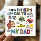 Novelty Fathers Day Card For Dad My Rock My Hero Cute Card