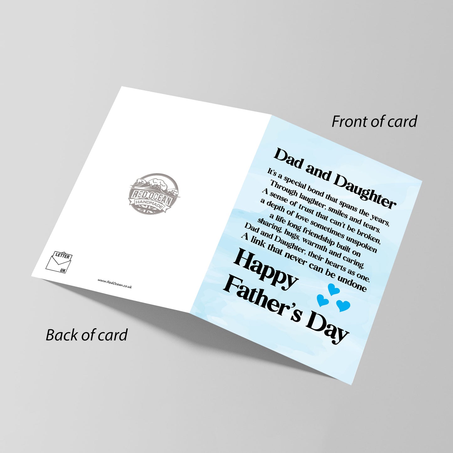 Fathers Day Cards From Daughter Dad Daughter Peom Card