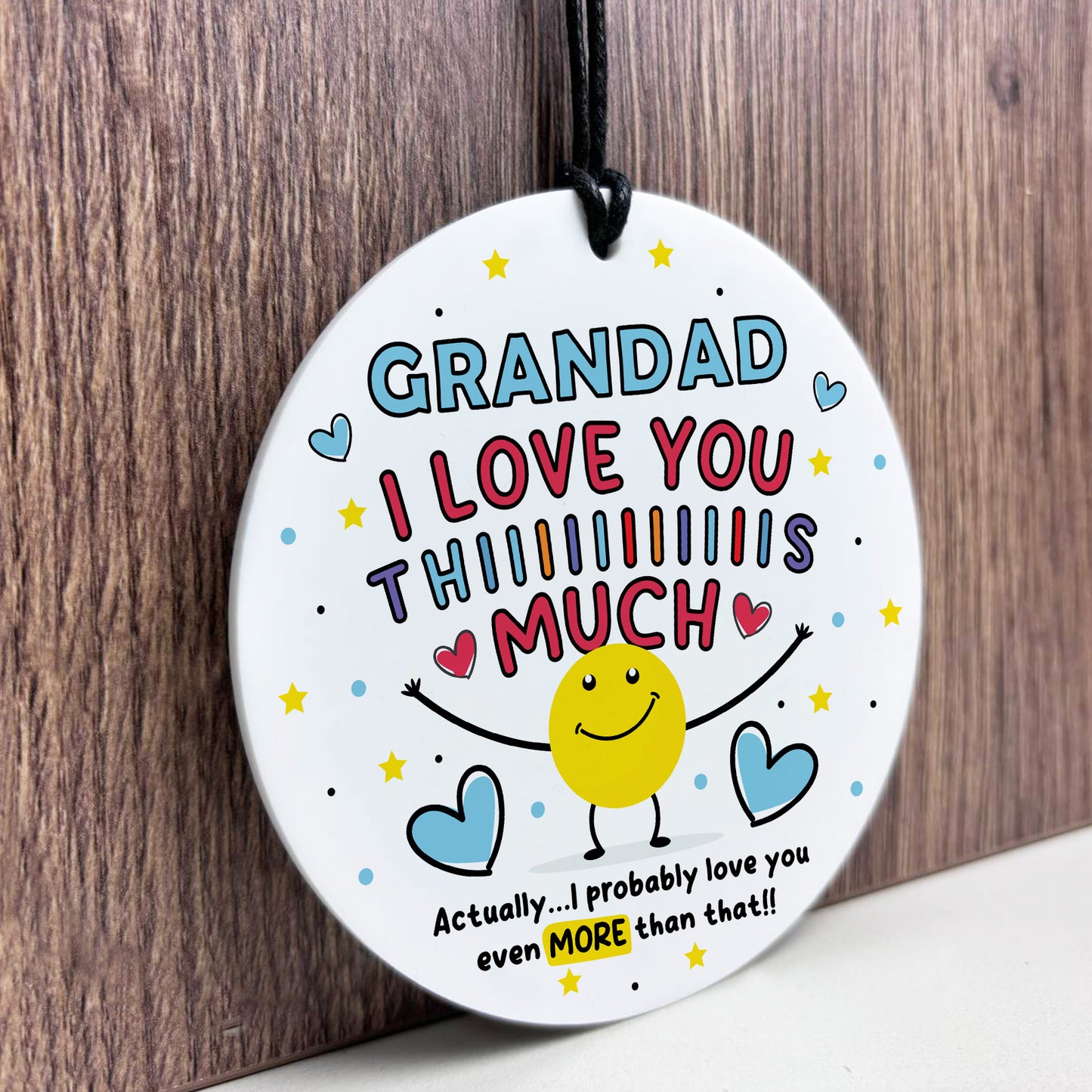 Gift For Best Grandad I Love You This Much Grandad Birthday Gift