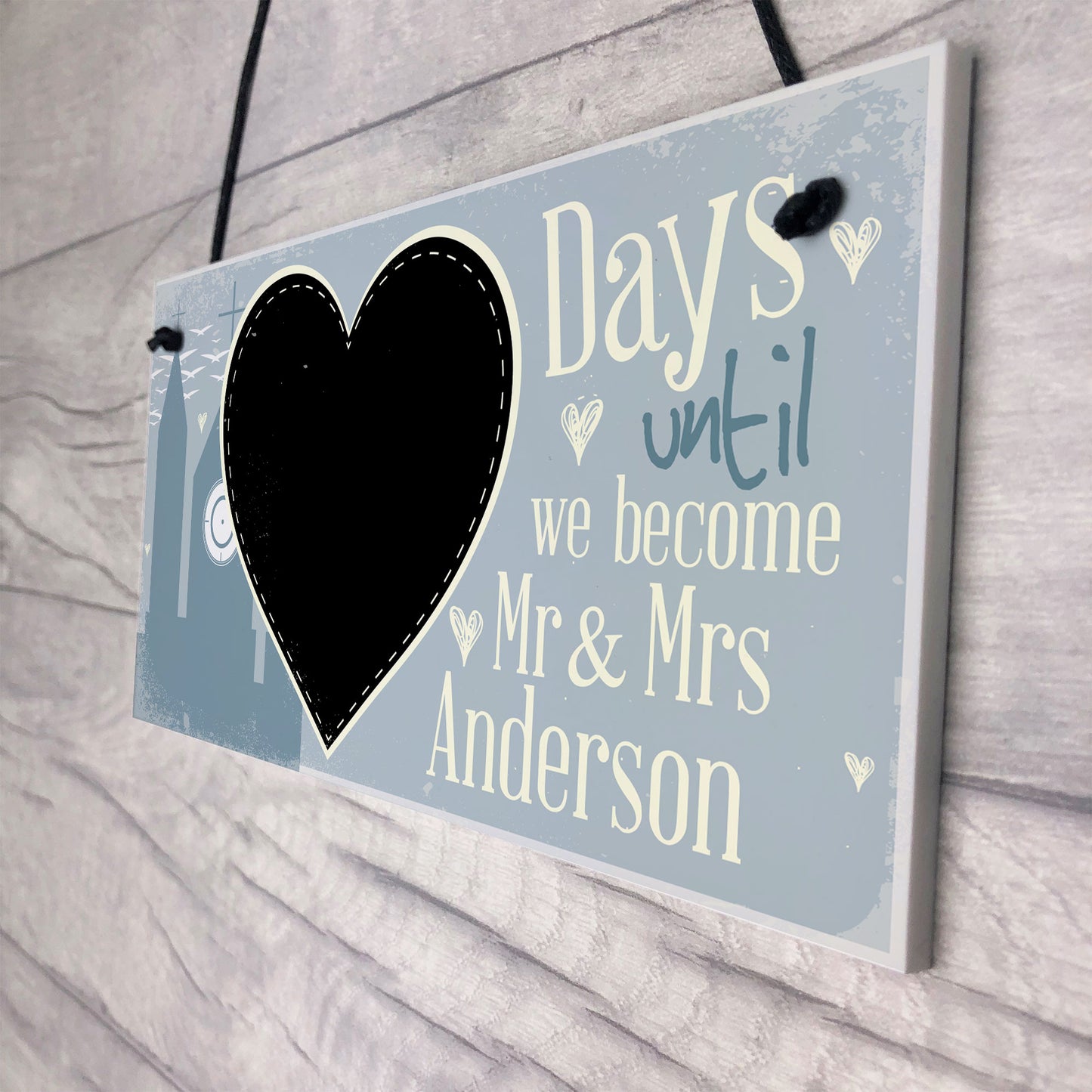Wedding Countdown Days Until We Say I Do Engagement Gifts