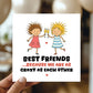Funny Card For Best Friend CRAZY AS EACH OTHER Xmas Birthday
