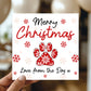 Happy Christmas From The Dog Card For Mum Dad Daughter Son Funny