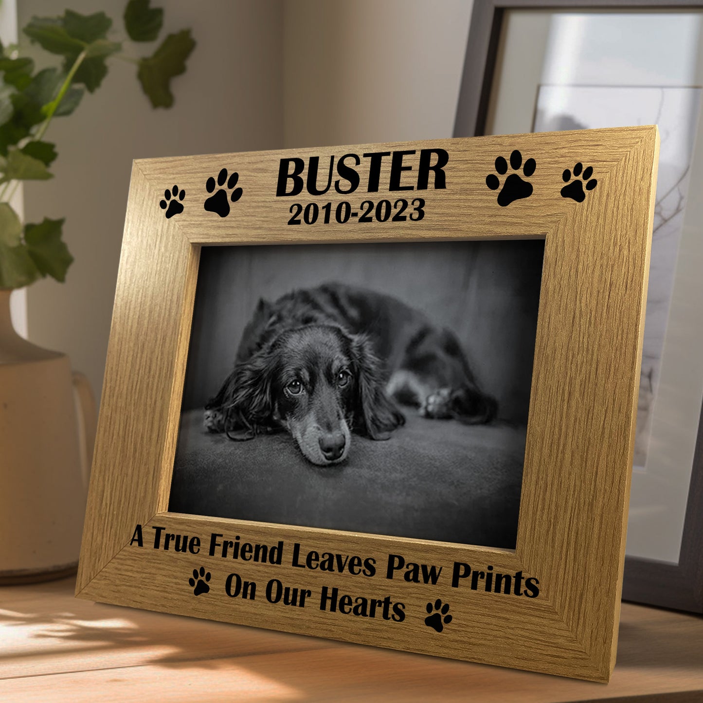 Personalised Pet Memorial Photo Frame Dog Memorial Gifts 7x5