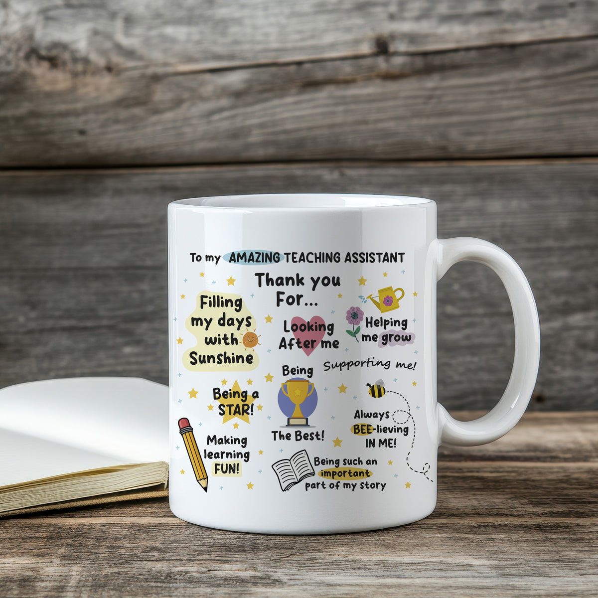 Mug For Teaching Assistant Gift For Him Her Appreciation Gift