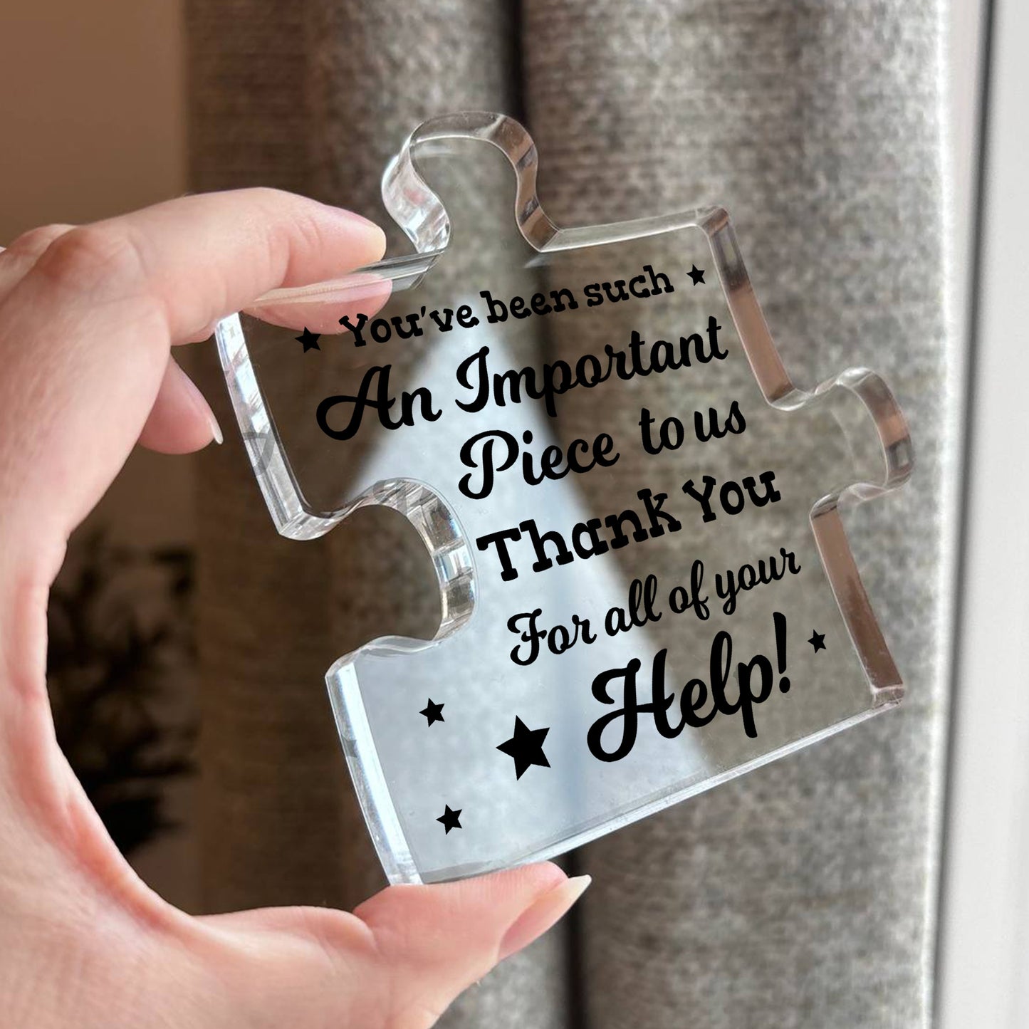 Thank You For Your Help Gift For Teacher Nurse Volunteer Carer