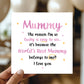 Birthday Card For Mummy BEST MUMMY Card From Daughter Son