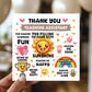 Thank You Card For Teaching Assistant With Kraft Envelope