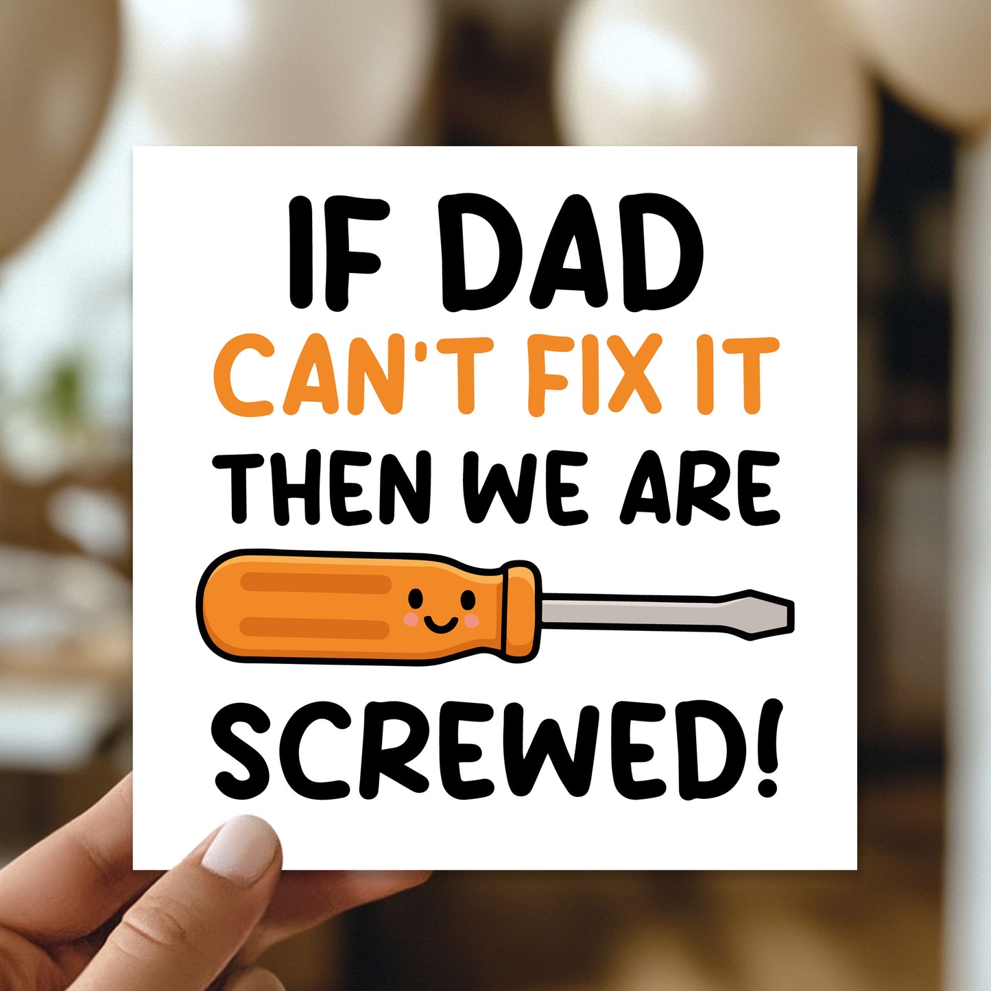 Dad Card Novelty Card For Dad From Daughter Birthday Fathers Day