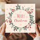 Christmas Cards Pack of 6 With Kraft Envelopes Merry Christmas