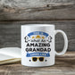 Amazing Grandad Mug Gift For Fathers Day Birthday Novelty Gift