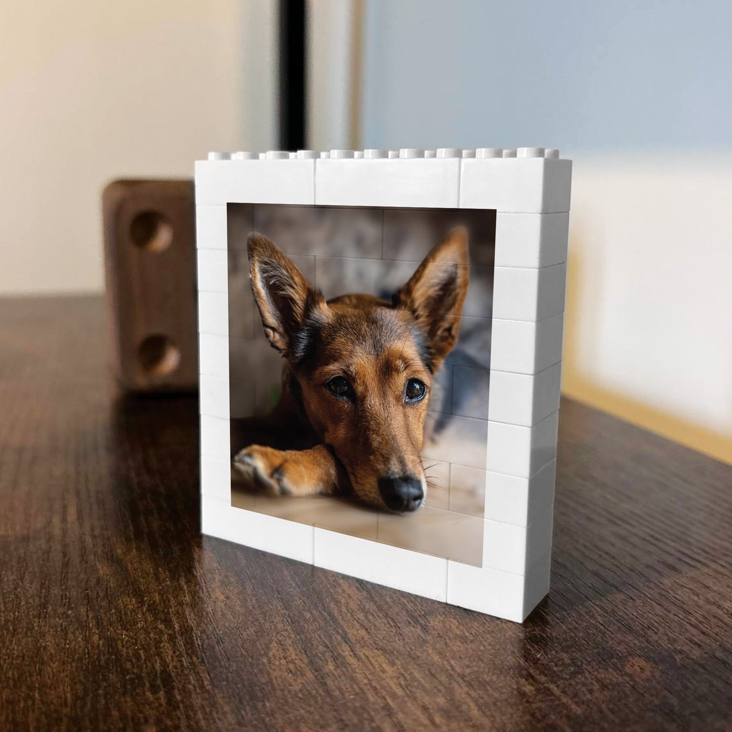 Personalised Dog Photo Plaque Dog Gifts For Dog Lover Block