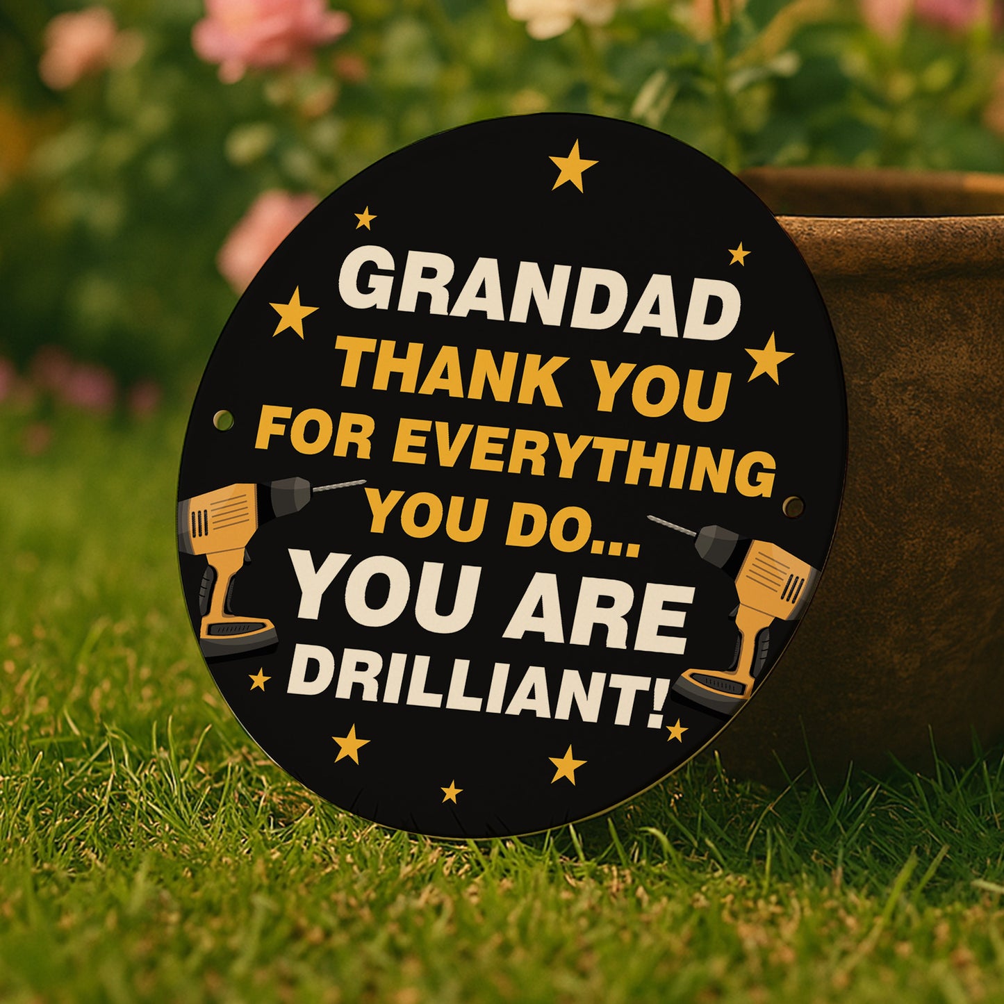 Grandad Gift For Fathers Day Birthday You Are Drilliant Man Cave