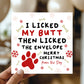 Christmas Card From The Dog With Kraft Envelope Funny Dog Card