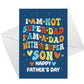 Fathers Day Card For Dad Pack Of 6 Cards For Dad Greetings Card