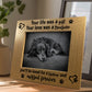 Pet Memorial Photo Frame Your Life Was A Gift Dog Pet Loss Gift