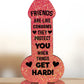 Funny Friendship Plaques Novelty Cheeky Birthday Gift For Friend