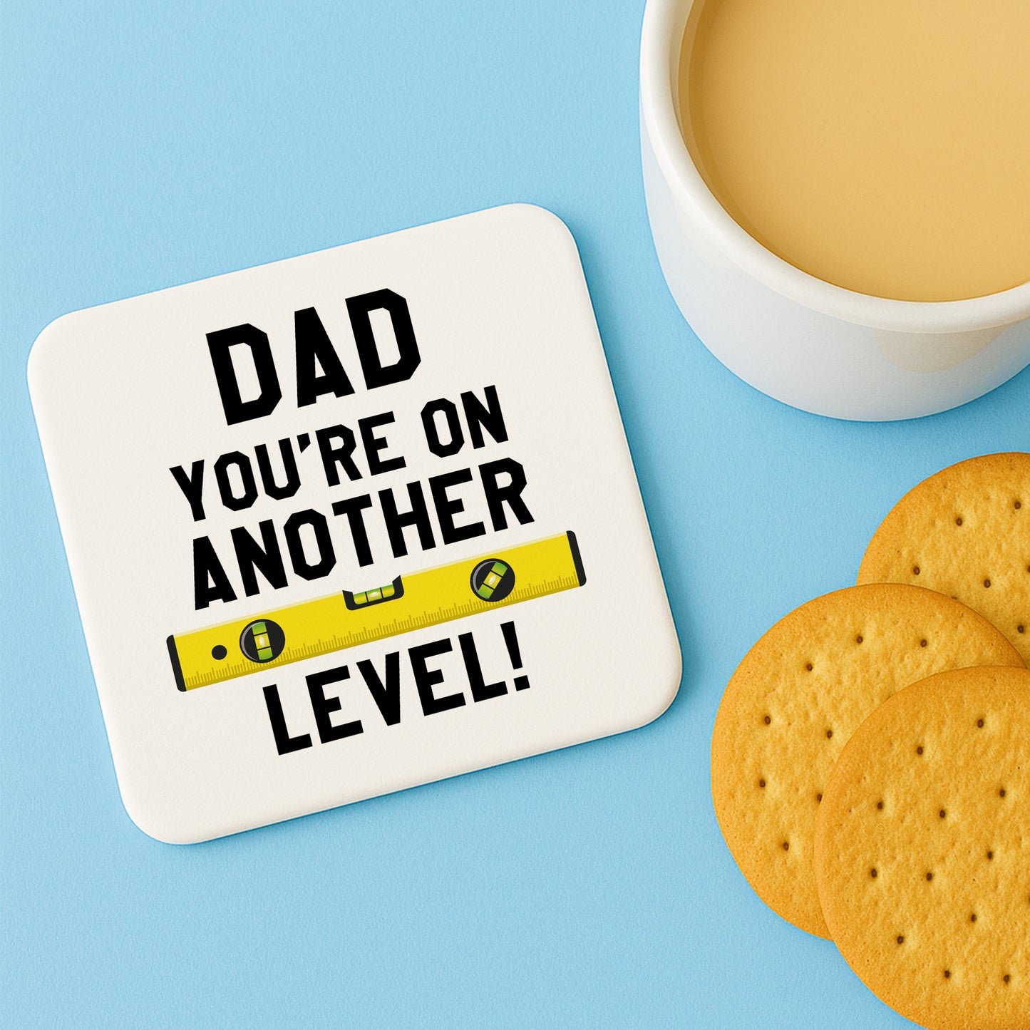 Dad Funny Coaster Another Level DIY Handyman Gift Father's Day