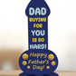 Dad Gift Fathers Day Wood Plaque Novelty Joke Gift For Dad Funny