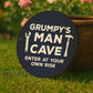 Funny Gift For Grandad Dad Birthday Fathers Day Grumpys Man Cave