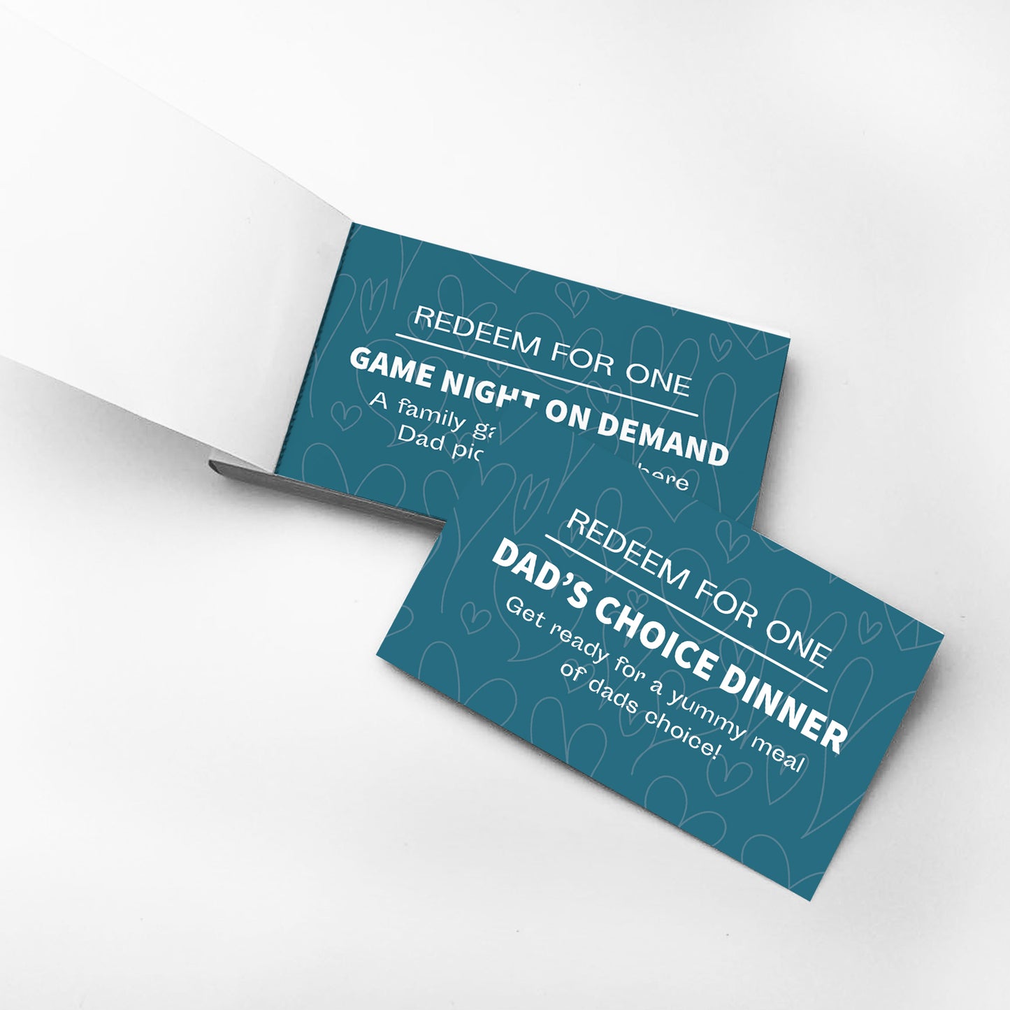 Mum and Dad Coupon Book Bundle of 2 Novelty Gift For Parents