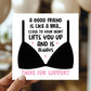 Funny Card For Best Friend Christmas Birthday Kraft Envelope