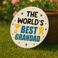 Gift For Grandad For Fathers Day Birthday Worlds Best Grandad