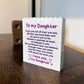 Daughter Sentimental Gift Poem Building Block Daughter Gift Idea