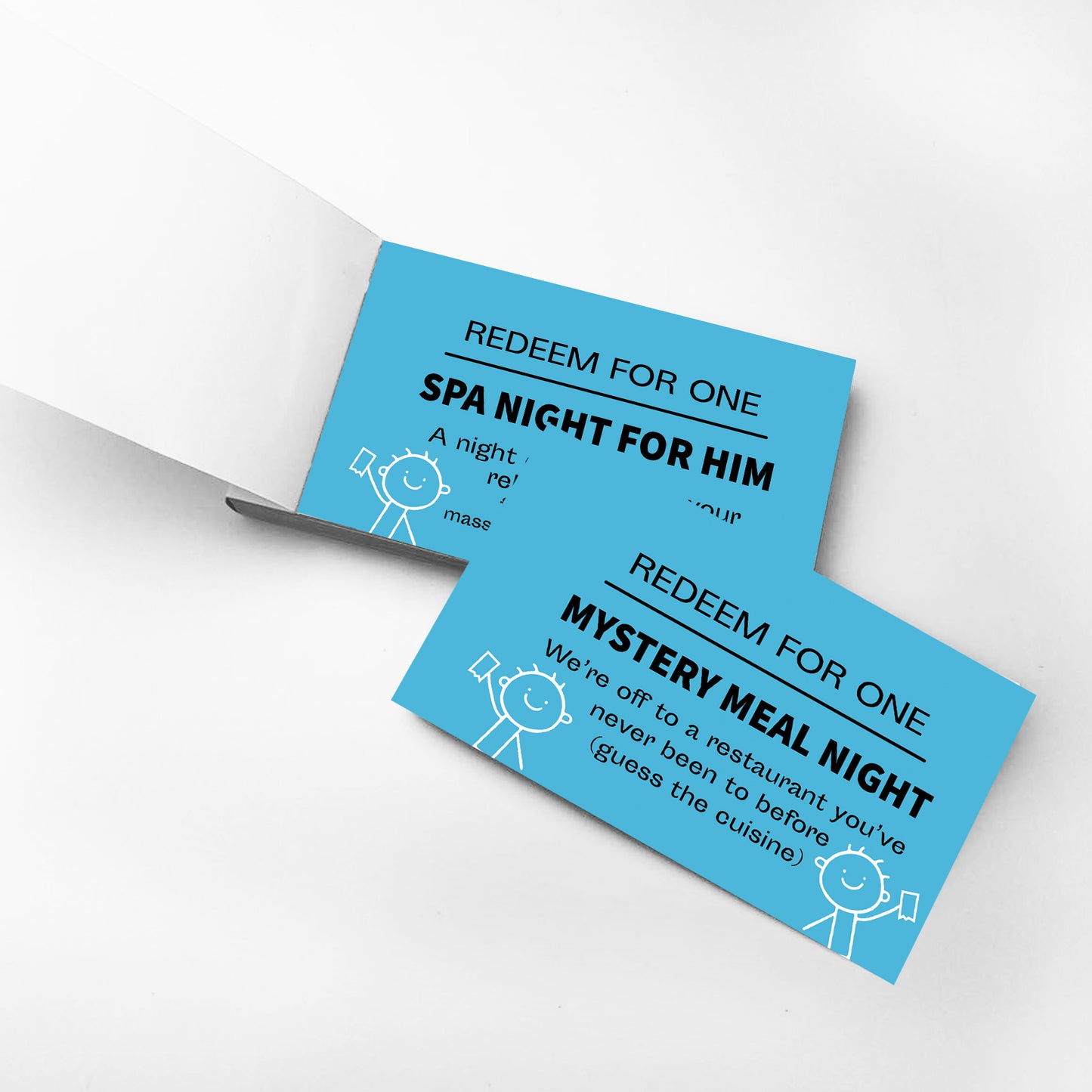Couples Coupon Book Bundle of 2 For Boyfriend and Girlfriend