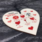 Valentines Day Gift For Boyfriend Wife My Rock My World Heart