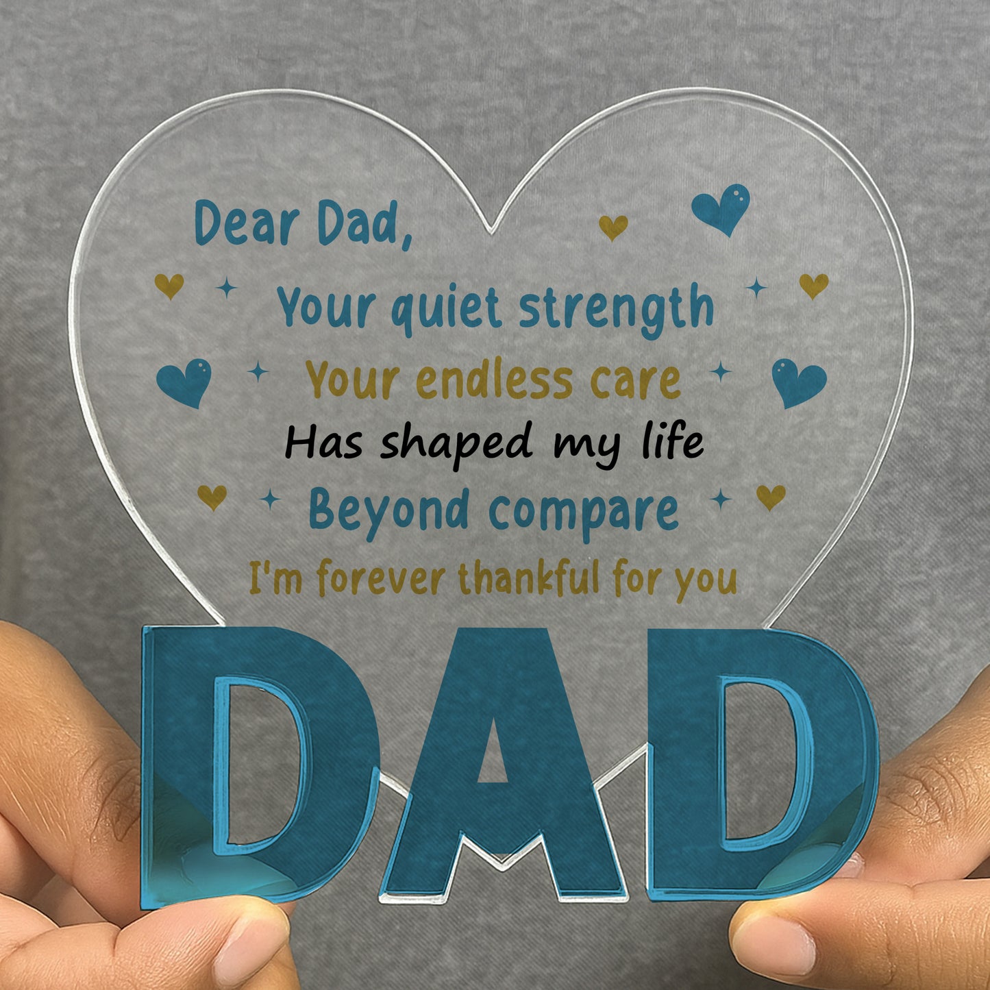 Thank You Gifts For Dad Birthday Gifts Acrylic Plaque Dad Gift