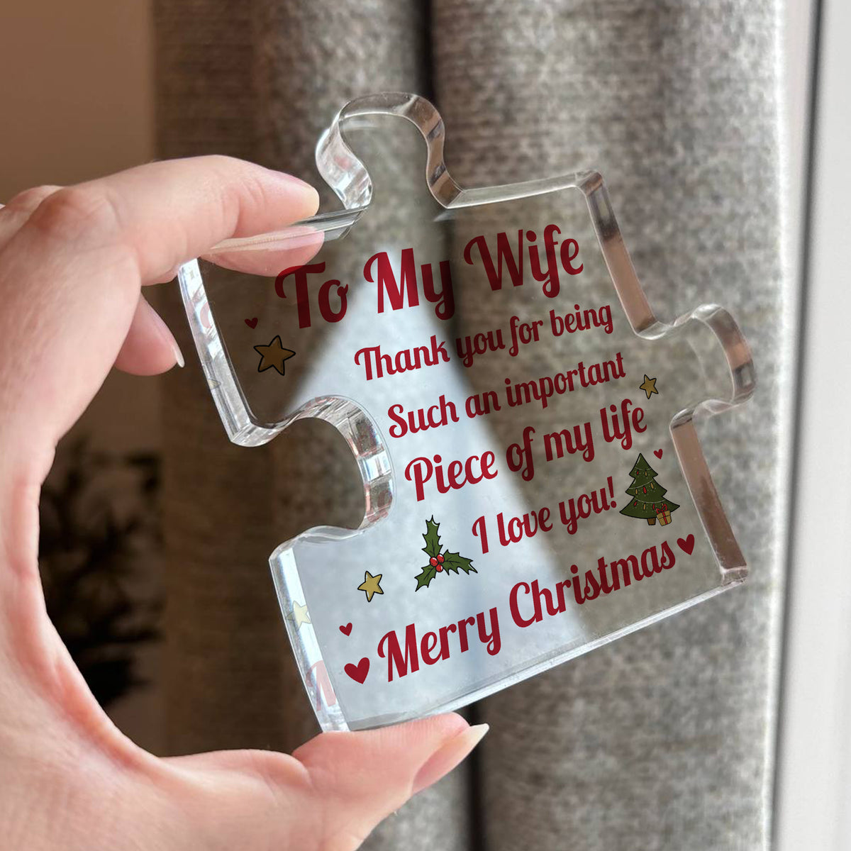 Gifts For Wife Thank You Important Piece Of My Life Wife Gift