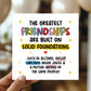 Card For Best Friend FRIENDSHIP Card With Kraft Envelope