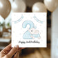 2nd Birthday Card For Boy Son 2nd Birthday Card Nephew Birthday