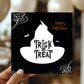 Trick Or Treat Greetings Card With Kraft Envelope Halloween Card
