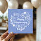 Happy Anniversary Card With Kraft Envelope Contemporary