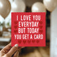 Valentines Day Card for Wife Husband Girlfriend Boyfriend
